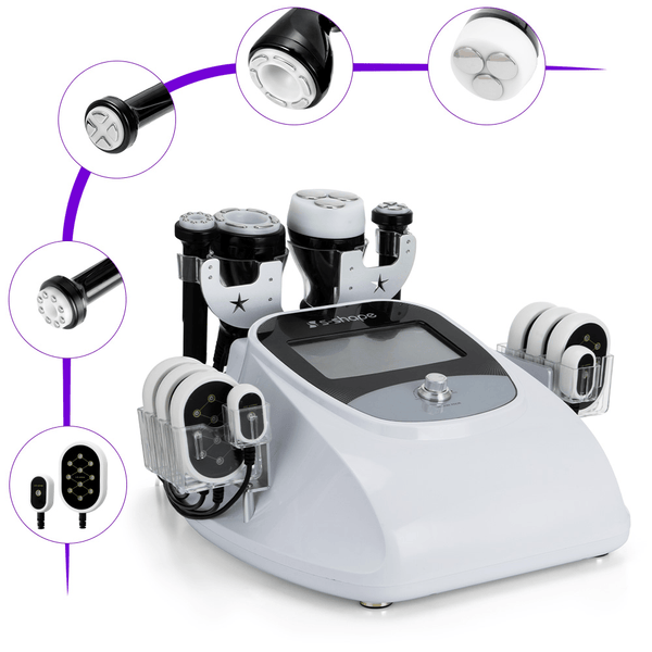 S Shape Machine 3D Cavitation RF Lipo Laser Body Contouring Face Lifting