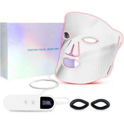 Red Light LED Facial Mask with Remote Control