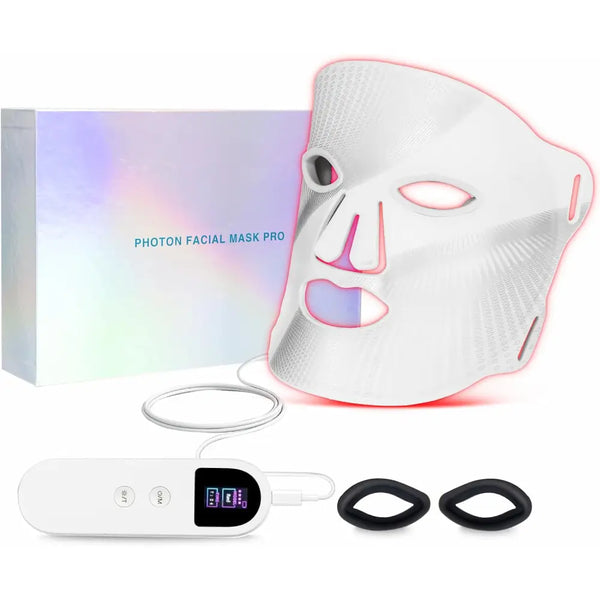 Red Light LED Facial Mask with Remote Control