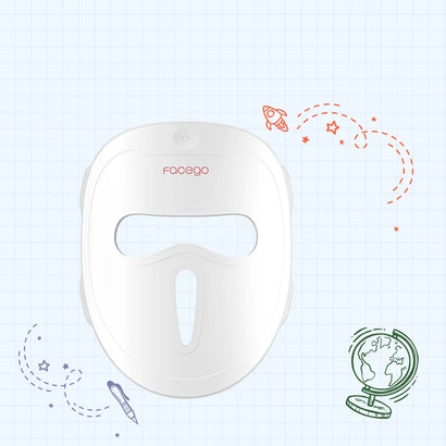 7+1 Colors Red Light Face Mask Non-Skin Contact, Rechargeable Skincare at Home and Travel