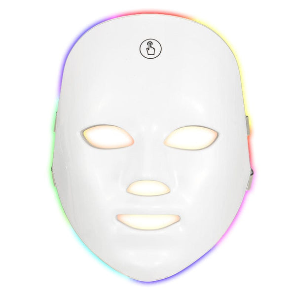 LED Face Mask Light Therapy 7 Color Treatment Photon Mask Facial Skin Care Mask