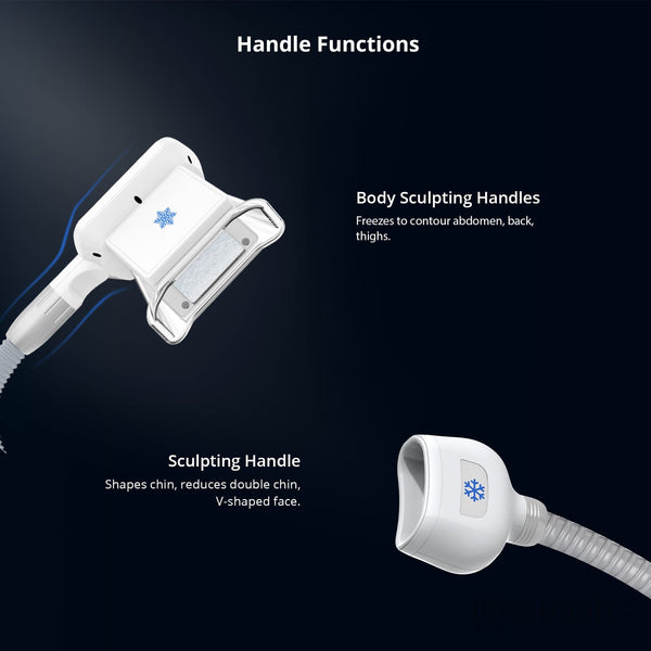 Mychway Freezing Machine With 3 Handles For Body & Chin Contouring