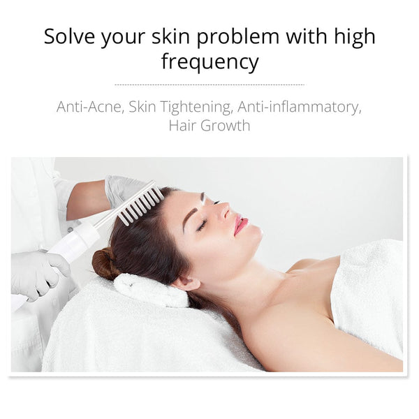 Mychway High Frequency Facial Device For Anti-Inflammation With 4 Electrodes