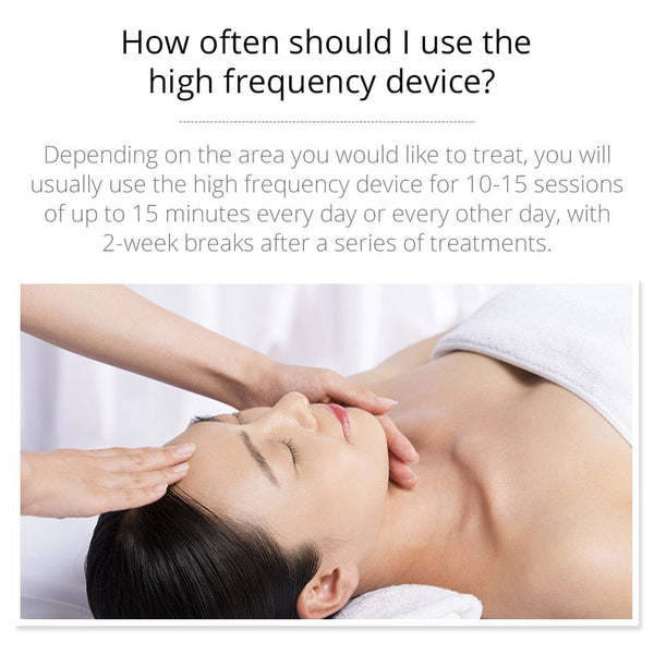 Mychway High Frequency Facial Device For Anti-Inflammation With 4 Electrodes
