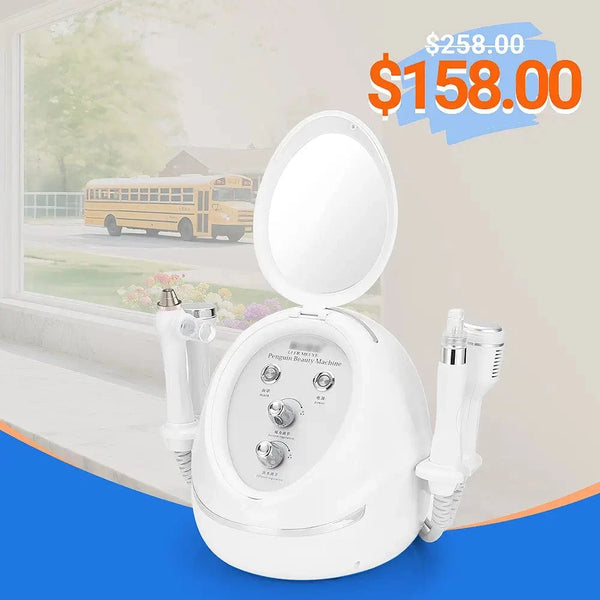 5 IN 1 Ultrasound Head Hydro Dermabrasion Machine With LED Mask