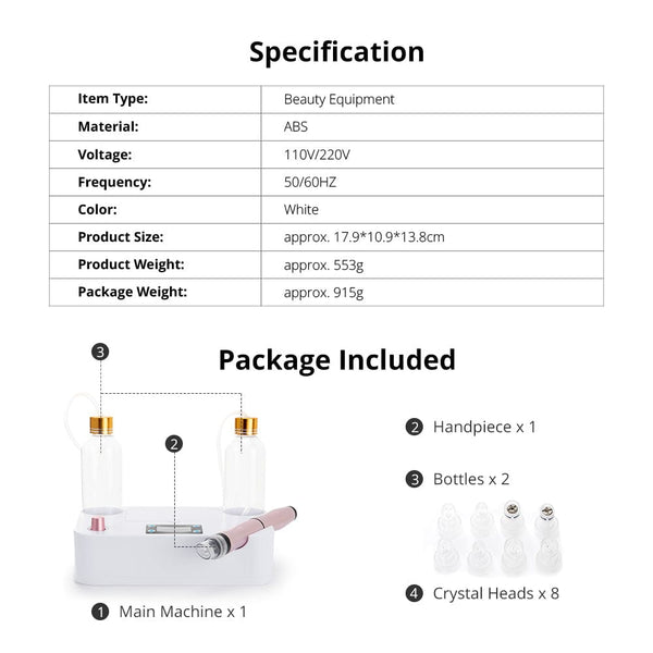 Portable Hydrafacial Machine for Skin Rejuvenation