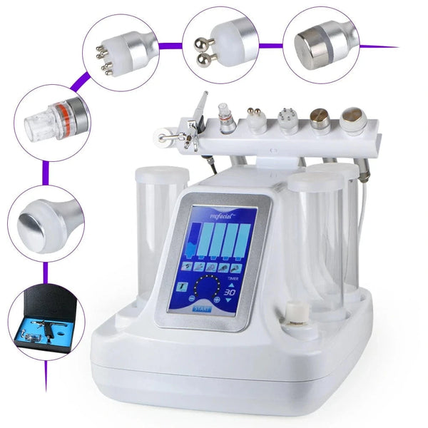 Oxygen Jet Hydra Dermabrasion Water Peeling RF Ultrasonic Machine