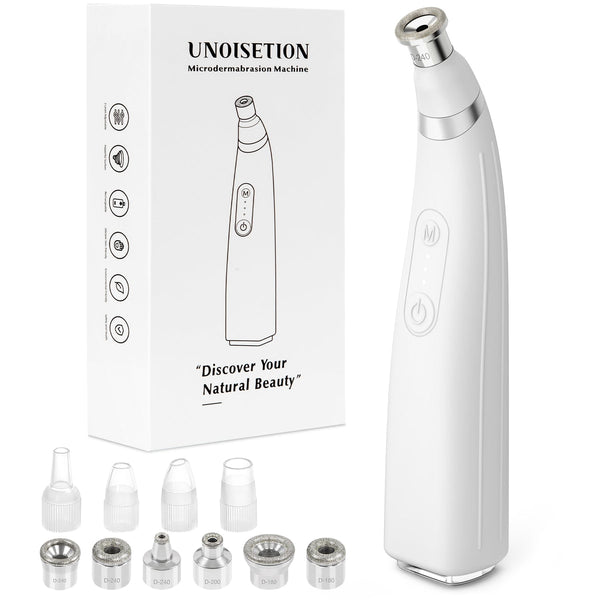 Handheld Diamond Microdermabrasion Facial Cleaning Machine With 12 Diamond Tips