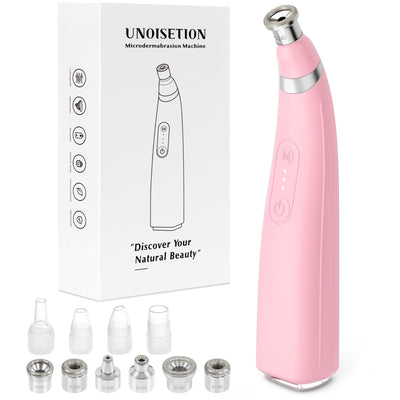 Handheld Diamond Microdermabrasion Facial Cleaning Machine With 12 Diamond Tips