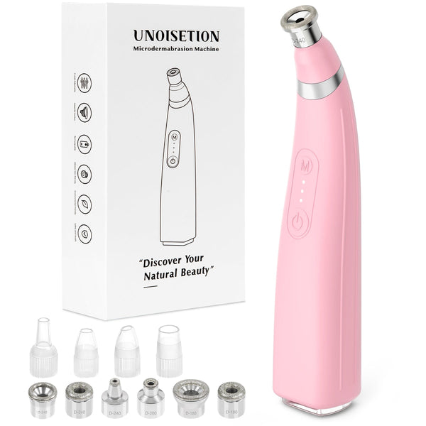 Handheld Diamond Microdermabrasion Facial Cleaning Machine With 12 Diamond Tips