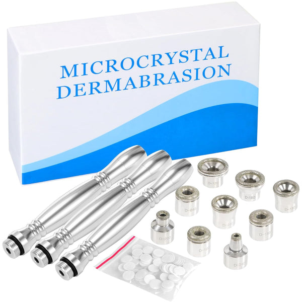 3 Wands & 9 Tips For Diamond Microdermabrasion Devices