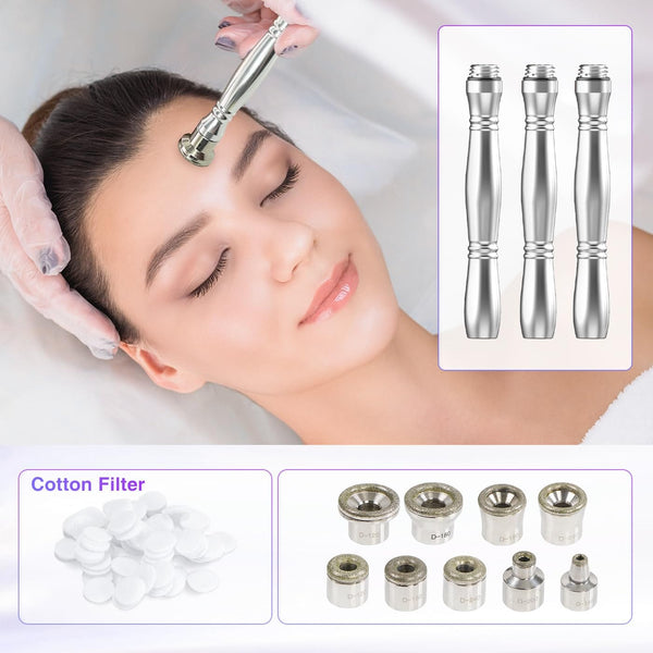3 Wands & 9 Tips For Diamond Microdermabrasion Devices