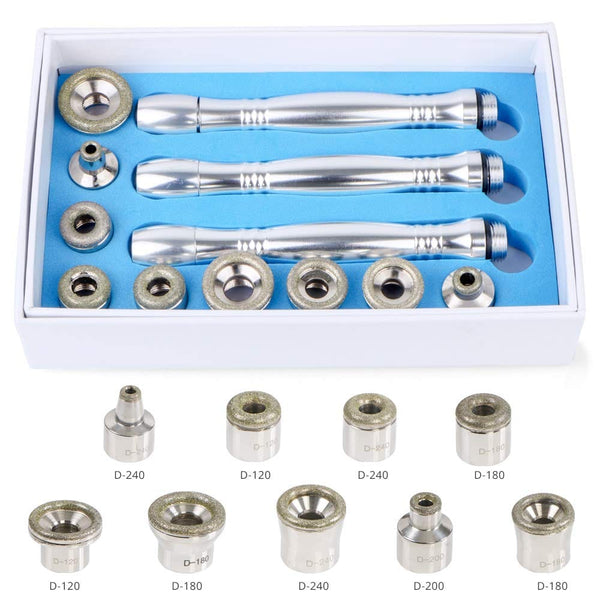 3 Wands & 9 Tips For Diamond Microdermabrasion Devices