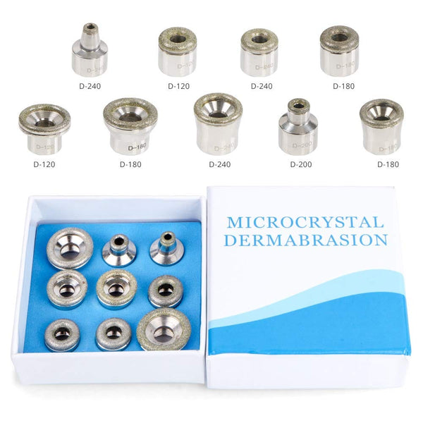 9 Replaceable Tips For All Diamond Microdermabrasion Devices