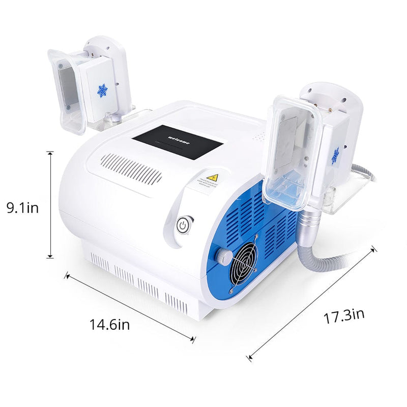 Two Handles Fat Freezing Vacuum Body Slimming Machine