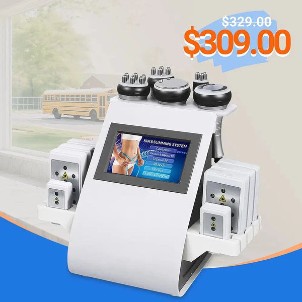 6 In 1 40K Laser Lipo Cavitation Vacuum RF Machine