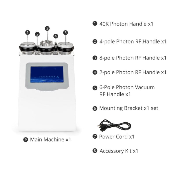 Cavitation 40k Radio Frequency Vacuum Slimming Weight Loss Photon Machine Salon