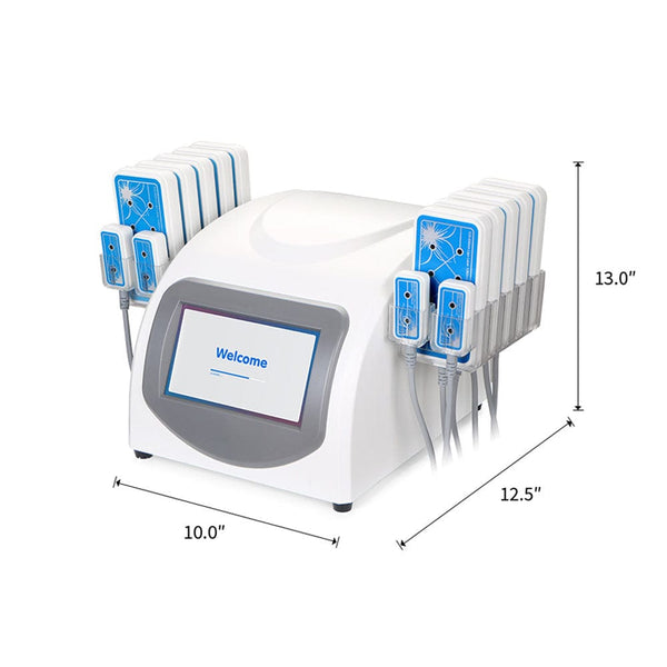 Product Size of WL-UU1401 Laser Lipo Machine With 14 LED Pads 