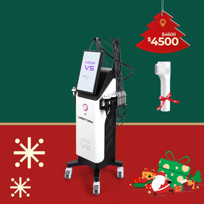 Aristorm 3D 30K S Shape 5 In 1 Vacuum RF Cavitation Machine with EMS