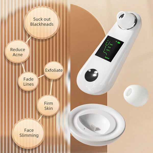 Functions of SR-H300 Portable Blackhead Remover 