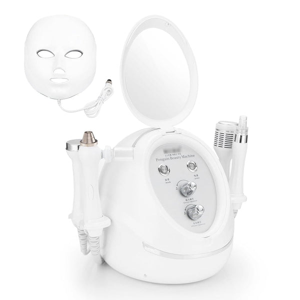 5 IN 1 Ultrasound Head Hydro Dermabrasion Machine With LED Mask