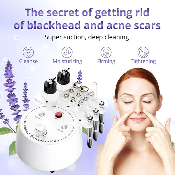 Mychway Diamond Microdermabrasion Device With 9 Tips For Facial Rejuvenation