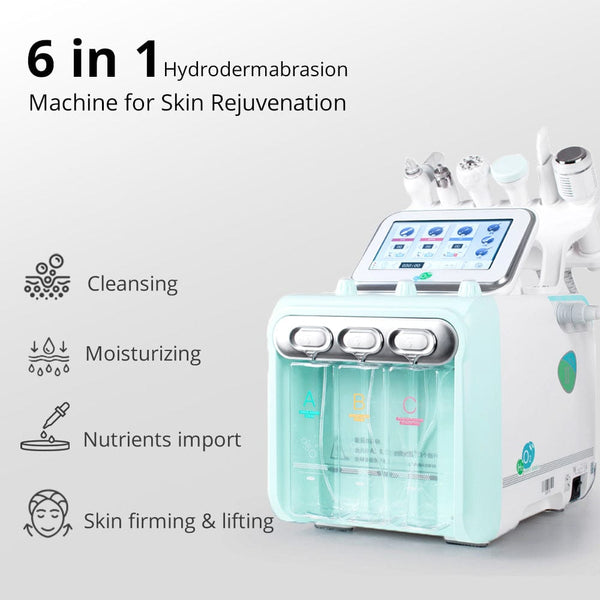 Functions of AS163SE 6-In-1 Hydrodermabrasion Machine