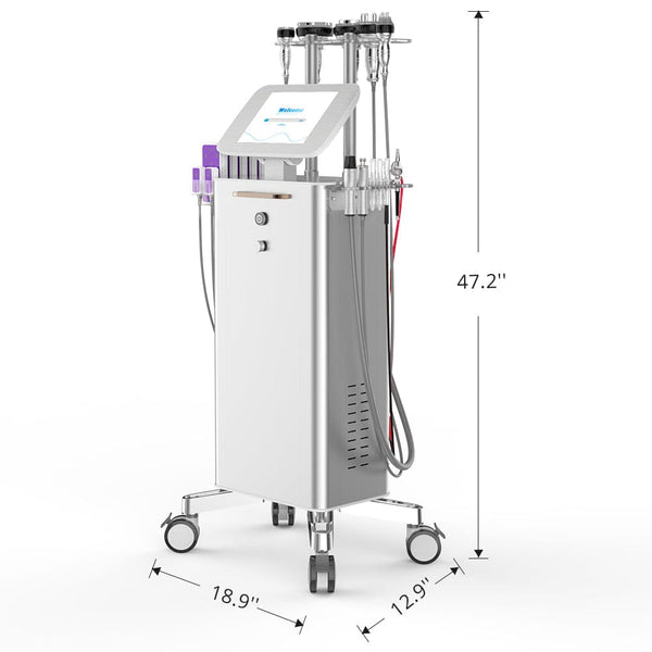 Product Size of MS-98F1S 8-In-1 40K Cavitation RF BIO Machine