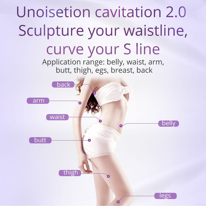 40K Unoisetion Cavitation 2.0 RF Vacuum Fat Loss Skin Tightening Slimming Machine