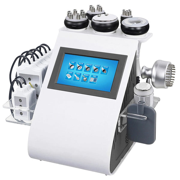 Mychway 9-In-1 Cavitation Machine With EMS Pads For Body & Facial Care
