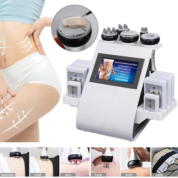 6 In 1 40K Laser Lipo Cavitation Vacuum RF Machine