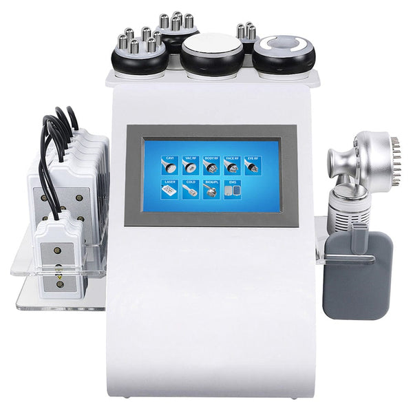 Mychway 9-In-1 Cavitation Machine With EMS Pads For Body & Facial Care