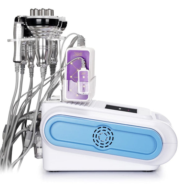 8 IN 1 Unoisetion Cavitation RF Vaccum Cold LED Light Body Slimming Machine