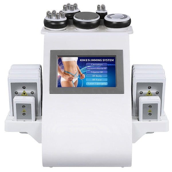 6 In 1 40K Laser Lipo Cavitation Vacuum RF Machine