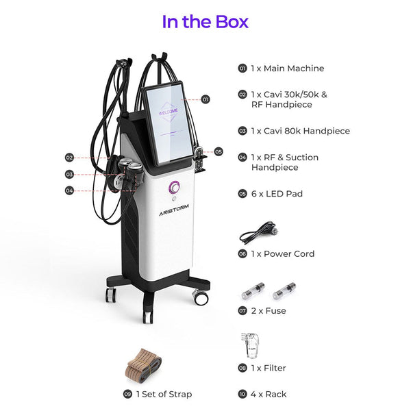 Aristorm 4-in-1 S Shape Cavitation Machine Body Contouring For Professional Use