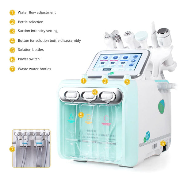 Mychway 6-In-1 Hydrodermabrasion Machine For Skin Cleansing & Rejuvenation