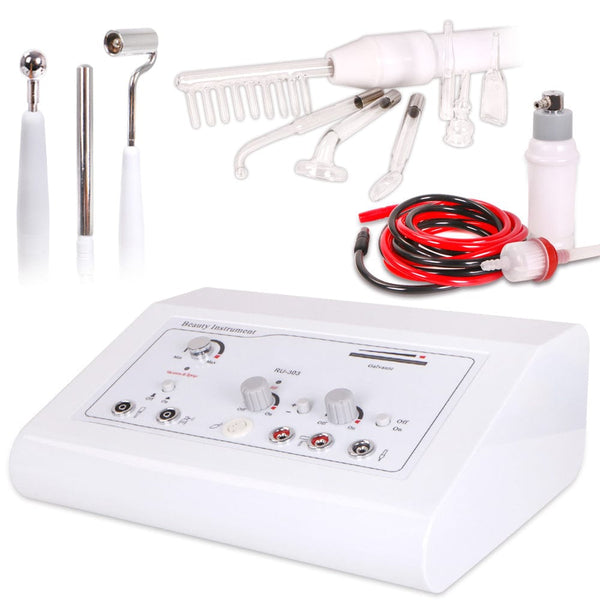 Mychway High Frequency Galvanic Facial Device With Suction Tubes