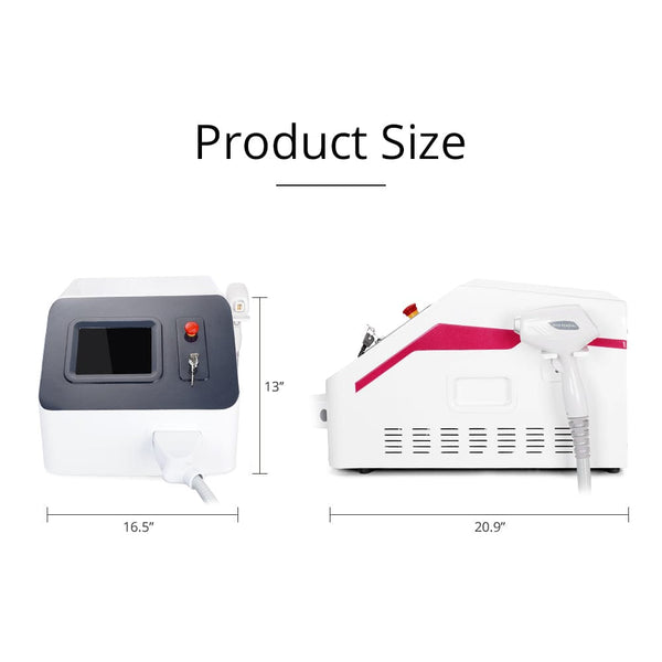 Product Size of HR-SL808W 808nm Diode Laser Machine