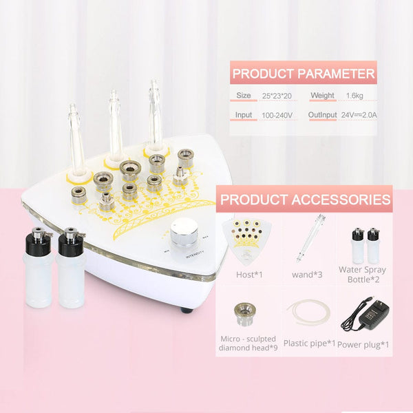 Parameters & Accessories of MS-22Y4 Microdermabrasion Device