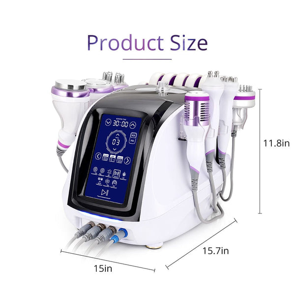 LS-78D1MAXSB 9-In-1 40K Ultrasonic Cavitation Machine Product Size