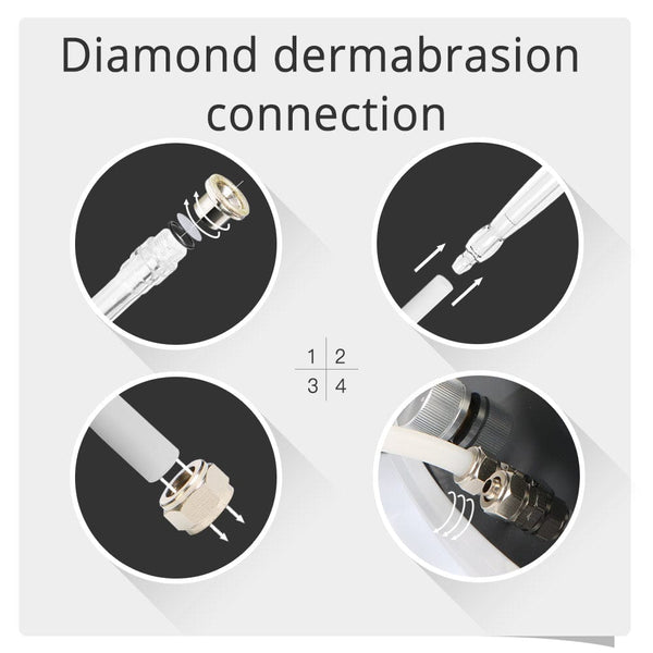 How to Connect Diamond Microdermabrasion