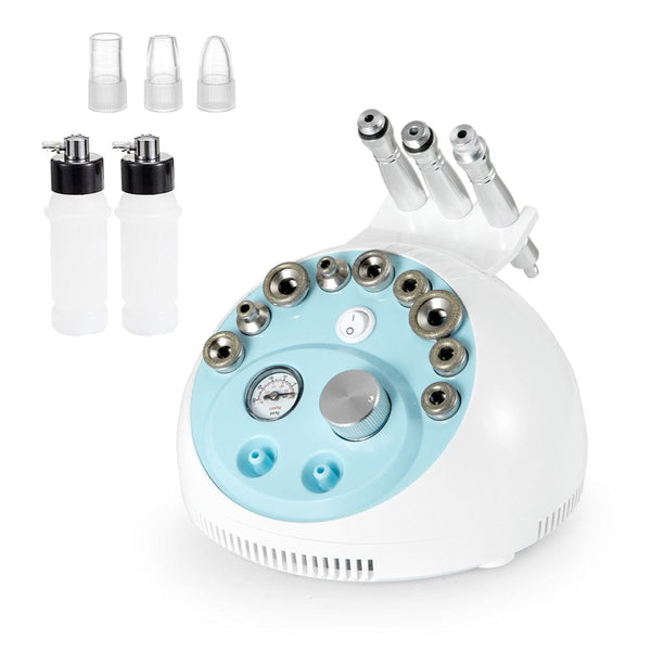 Blue MS-22P3 3-In-1 Microdermabrasion Machine With 9 Diamond Tips & 2 Spray Bottles