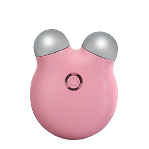 MT1011PPW Mini Pink EMS Facial Massager Display