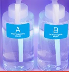 A & B Clean Bottle | Hydro Dermabrasion Machine Replacement Liquid Bottle