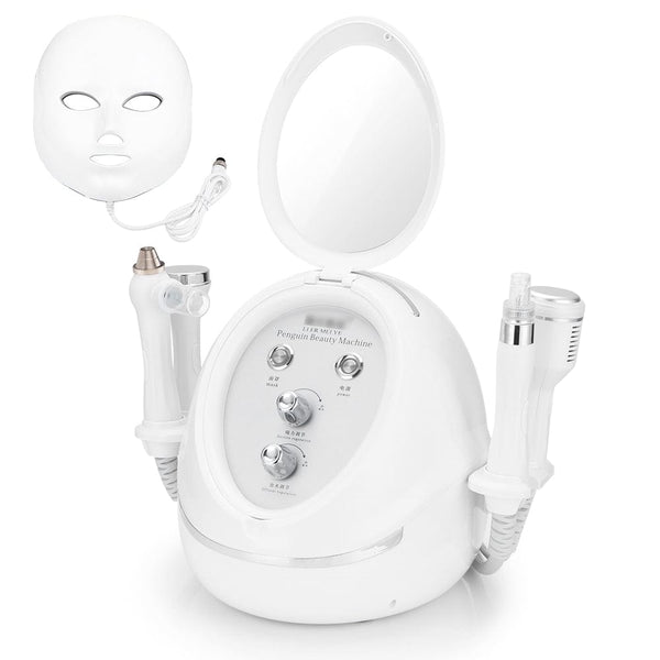 5 IN 1 Ultrasound Head Hydro Dermabrasion Machine With LED Mask