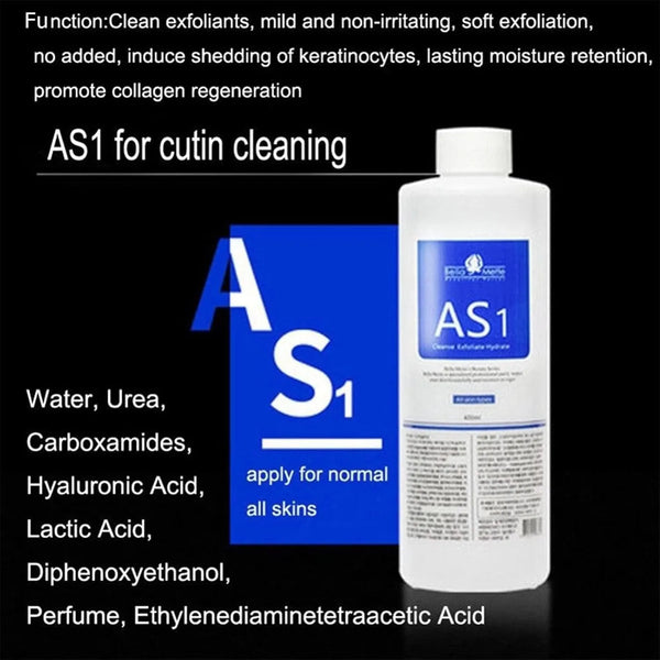 1200ml AS1 Aqua Peeling Solution Facial Serum for Dermabrasion Beauty Machine