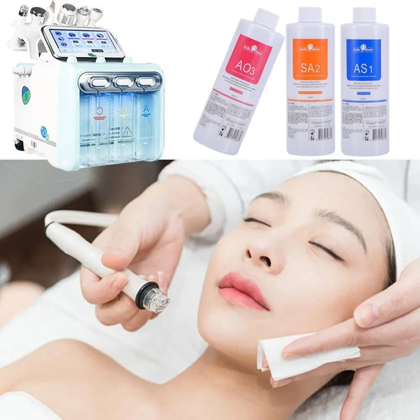 1200ml AS1 Aqua Peeling Solution Facial Serum for Dermabrasion Beauty Machine