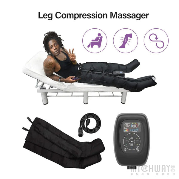 Leg Compression Massager With 6 Airbags