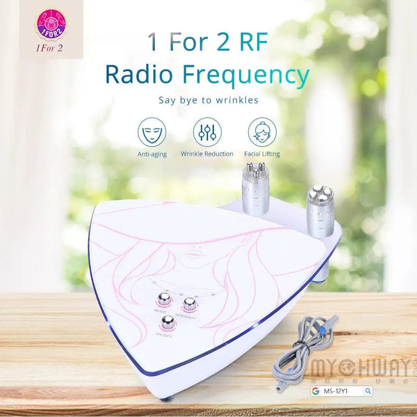 2-1 Mini RF Radio Frequency Photon Facial Wrinkle Removal Antiage Beauty Machine