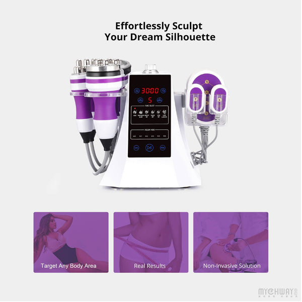 Unoisetion Cavitation 2.0 Machine - 6-in-1 40K for Body Sculpting